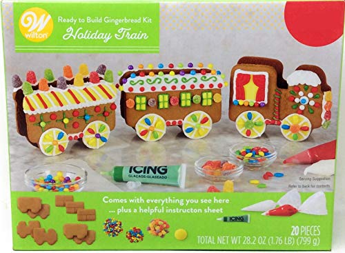 Wilton Holiday Train Gingerbread Kit, 20 Pieces, 28.2 oz. von Wilton