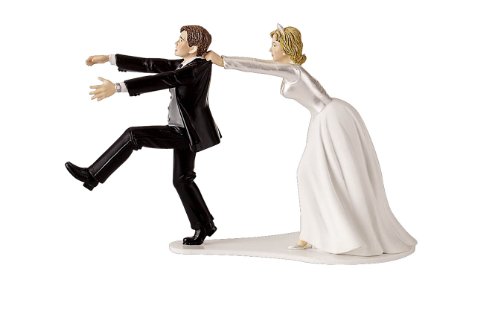 Wilton "Oh No You Don't" Hochzeitstorte Topper Figur, 16 cm B x 10,8 cm H von Wilton