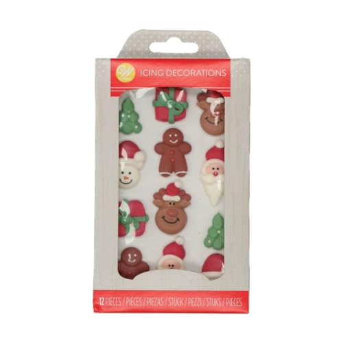 Wilton Royal Icing Decorations Christmas Set/12 von Wilton