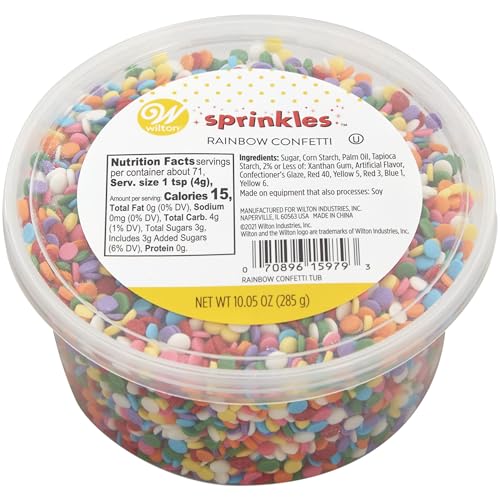 Wilton Sprinkles Tub-Rainbow von Wilton