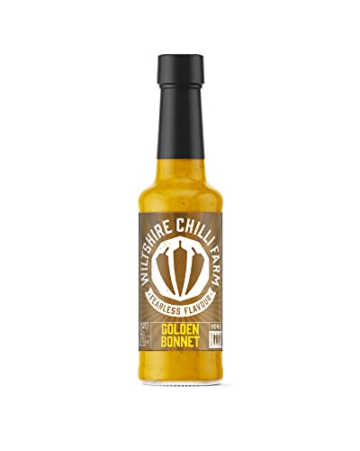 Wiltshire Chilli Farm Golden Bonnet Extreme Hot Soße, 100 ml von Wiltshire Chilli Farm