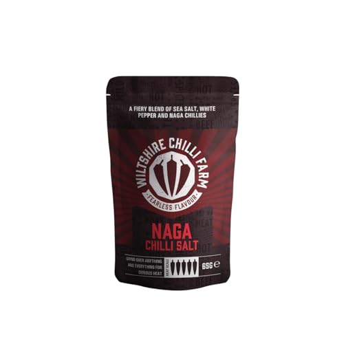 Wiltshire Chilli Farm Naga Chili Salt Mix Hot Seasoning Powder Rub 65g von Wiltshire Chilli Farm