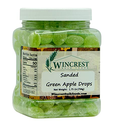 Claey's Olde Fashioned Sanded Bonbons (Grüner Apfel) von WinCrest Bulk Foods