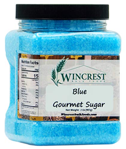 Extra großer Gourmet-Schleifzucker (blau) von WinCrest Bulk Foods