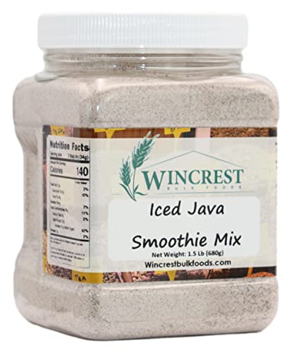 Iced Java Smoothie Mix – 0,7 kg Behälter (680 ml) von WinCrest Bulk Foods