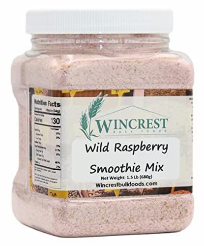 Wild Raspberry Smoothie Mix – 0,7 kg Behälter (680 ml) von WinCrest Bulk Foods