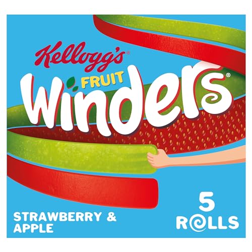 Kellogg's Obstwickler mit Apfel- und Erdbeerrollen, 10 x 5 x 17 g von Kellogg's