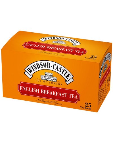 Windsor-Castle English Breakfast Tea, Beutel mit Umhüllung, 25er, 50 g von Windsor-Castle