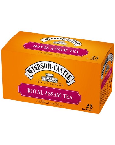 Windsor-Castle Royal Assam Tea, Beutel mit Umhüllung, 25er, 50 g von Windsor-Castle