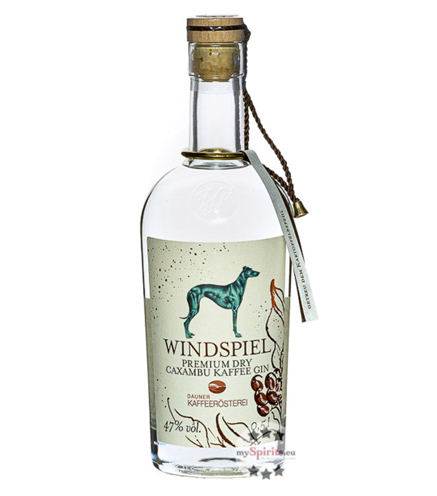 Windspiel Premium Dry Caxambu Kaffee Gin (47 % Vol., 0,5 Liter) von Windspiel Manufaktur