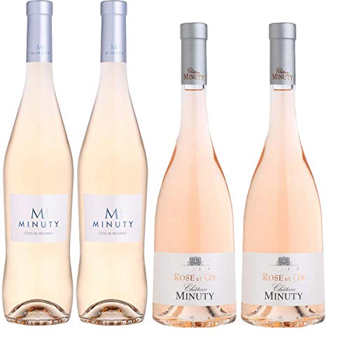 Best Of Provence - Minuty M x2 & Rose et Or x2 - Rosé Côtes de Provence 2021 75cl von Wine And More