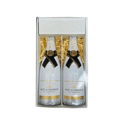 Coffret Blanc : Moët & Chandon Ice – Champagne – Demi sec – (2 x75cl) von Wine And More