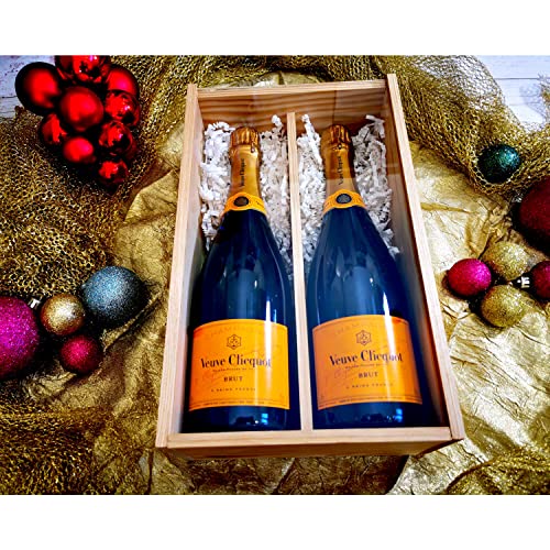 Coffret Cadeau Champagne Veuve clicquot /2 Brut/Vitre transparente von Wine And More