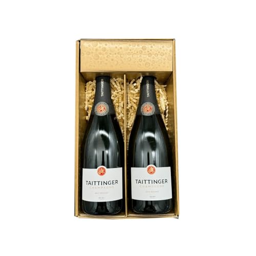 Coffret Or : Taittinger – champagne – Brut – (2 x75cl) von Wine And More