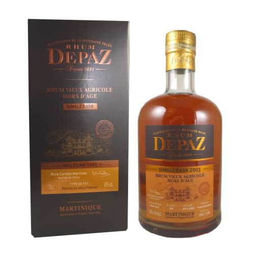 : Depaz - Rhum Single Cask 2003-45° - 70cL von Wine And More