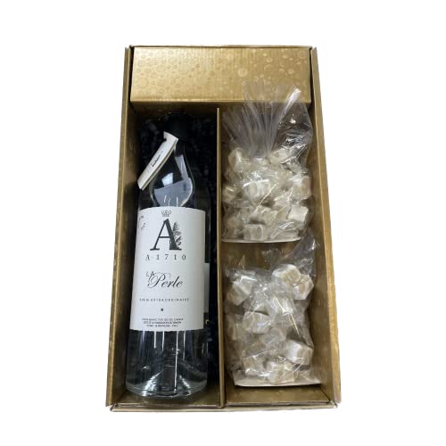 Geschenkbox - Rum - Gold - A 1710 La perle - Weißer Nougat MAISON JONQUIER von Wine And More