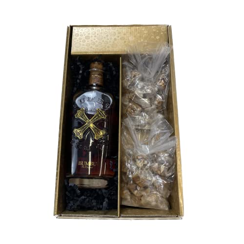 Geschenkbox - Rum - Gold - BUMBU - Schwarzer Nougat Weich MAISON JONQUIER von Wine And More