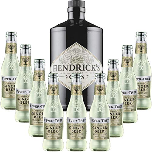 Gintonic - Gin Hendricks 41,3 ° + 9Fever Baum Ginger Beer Water - (70cl + 9 * 20cl) von Wine And More