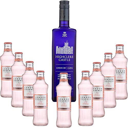 Gintonic - Gin Highclere Castle 43,5 ° + 9London Essence "White Peach & Jasmin" - (70cl 20cl * + 9) von Wine And More