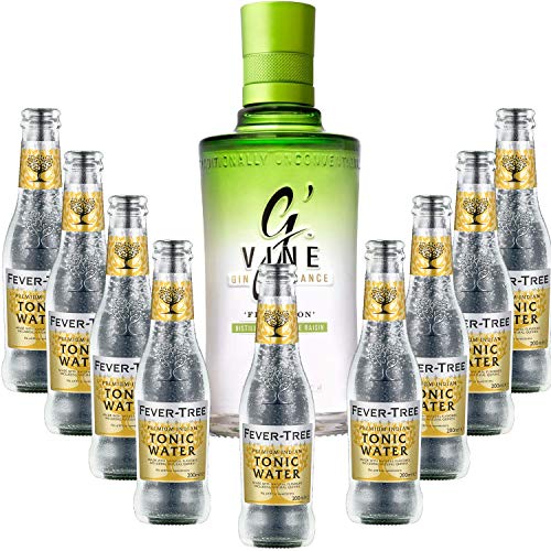 Gintonic Pack - G'Vine + 9 Fever Indian Tree Premium Water - (70cl + 9 * 20cl) von Wine And More