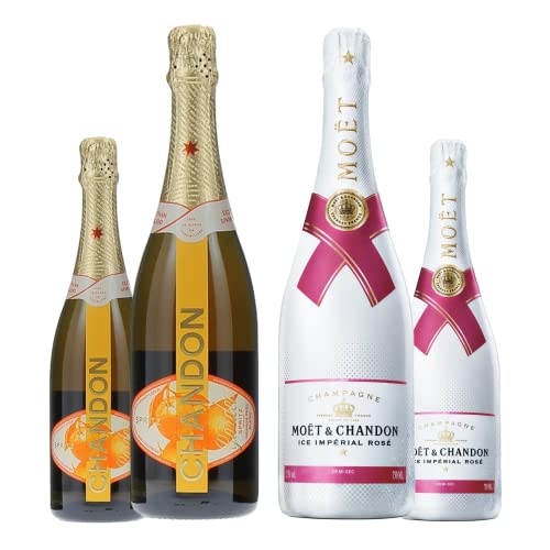 LOT CHANDON 4x75cL : 2 Moët Ice Rosé + 2 Garden Spritz von Wine And More