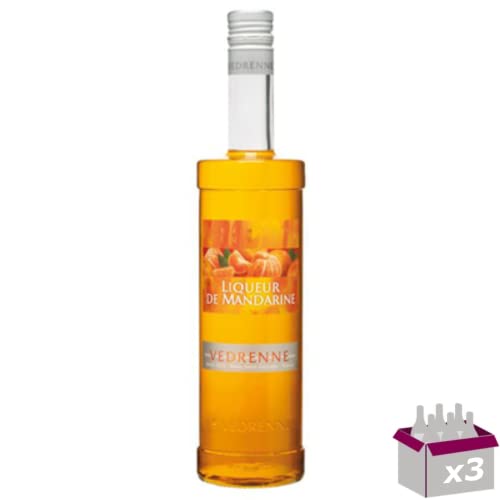 Lot de 3 Vedrenne - Liqueur de mandarine 25° - 70cL von Wine And More