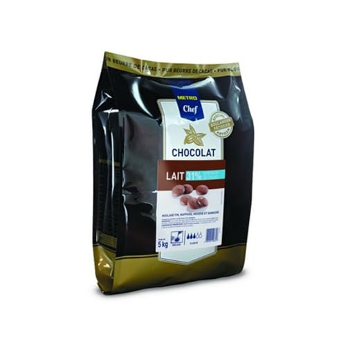 METRO Chef Chocolat lait de couverture 31% cacao en palets 5 kg von Wine And More