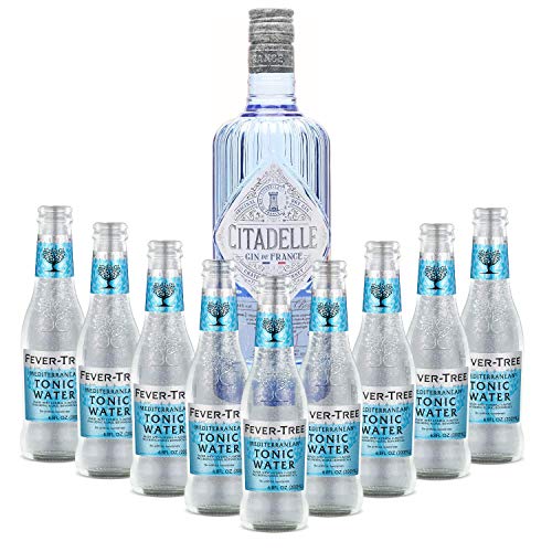 Pack Citadelle & Mixer – Gin de France (1 * 70cl) & Fever Tree – Mediterranean (9 * 20cl) von Wine And More