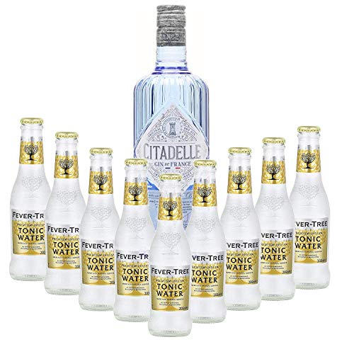 Pack Citadelle & Mixer – Gin de France (1 * 70cl) & Fever Tree – Premium Indian (9 * 20cl) von Wine And More