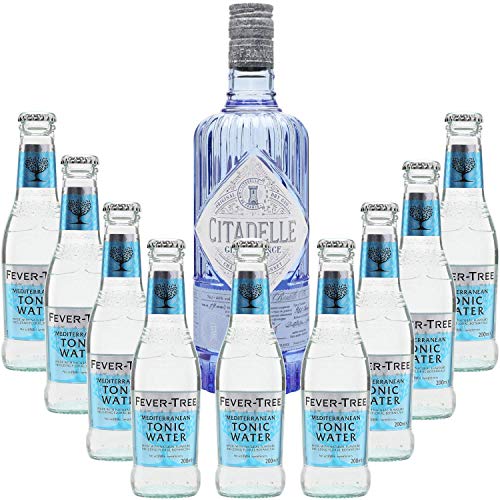 Pack Gintonic - Citadelle Gin Classic + 9 Fever Tree Mediterranean Water - (70cl 20cl * + 9) von Wine And More