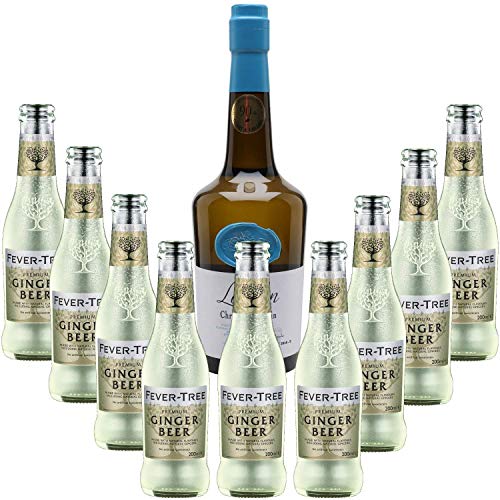 Pack Gintonic - Gin + 9 Drouin Fever Tree Ginger Beer Water - (70cl 20cl * + 9) von Wine And More