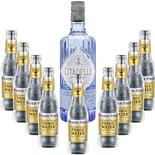 Pack Gintonic - Gin Citadel Klassik + 9 Fever Indian Tree Premium Water - (70cl + 9 * 20cl) von Wine And More