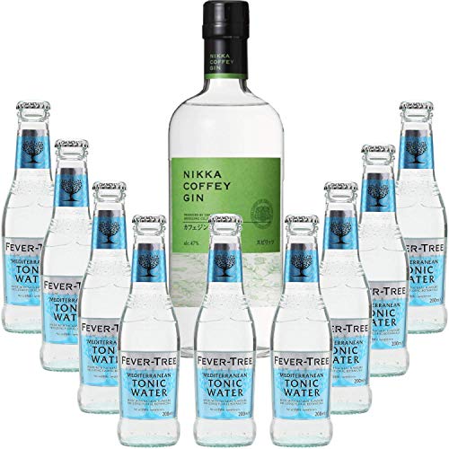 Pack Gintonic - Nikka Gin + 9 Fever Tree Mediterranean Water - (70cl 20cl * + 9) von Wine And More