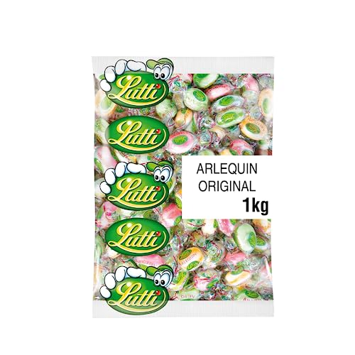 Saure Bonbons Harlekin Original LUTTI - 1 kg von Wine And More