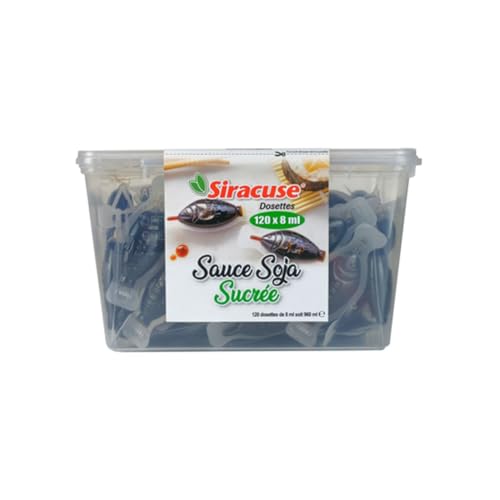 Siracuse Sauce soja sucrée dosette boîte 120 x 8 ml von Wine And More