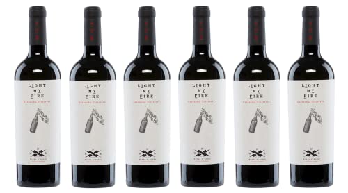 6x 0,75l - 2021er - Wines n' Roses - Light My Fire - Garnacha Tintorera - Valencia D.O.P. - Spanien - Rotwein trocken von Wines n' Roses