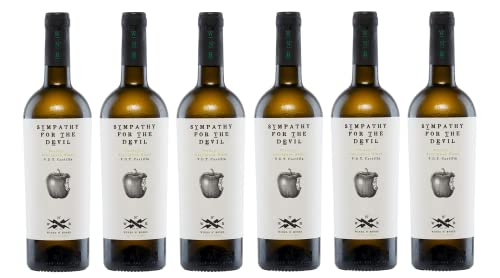 6x 0,75l - 2023er - Wines n' Roses - Sympathy For The Devil - Verdejo & Sauvignon Blanc - Vino de la Tierra de Castilla I.G.P. - Spanien - Weißwein trocken von Wines n' Roses