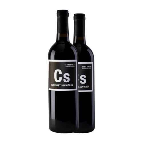 Wines of Substance Cabernet Sauvignon 75 cl Rotwein (Karton mit 2 Flaschen von 75 cl) von Wines of Substance