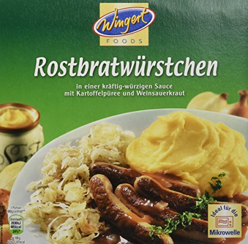 Wingert Foods Rostbratwürstchen, 7er Pack (7 x 480 g Packung) von Wingert