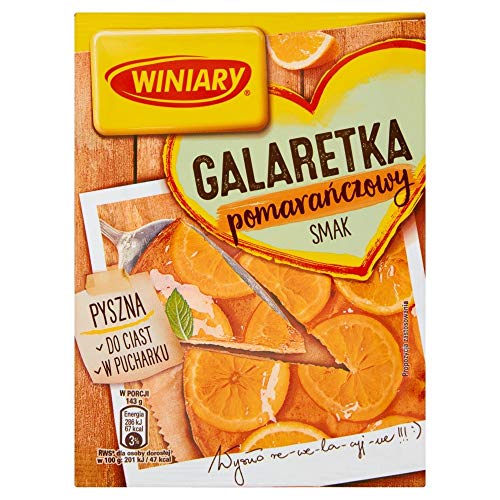 Polnische Götterspeise mit Orangengeschmack 75 g von Winiary