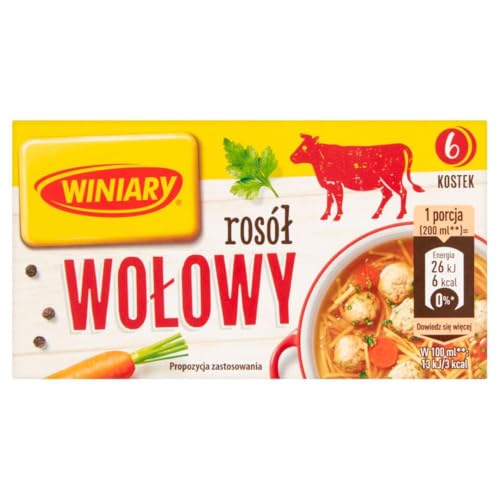 Winiary Rinderboullion /// Rosół wołowy (6 x Würfel) 60g von Winiary