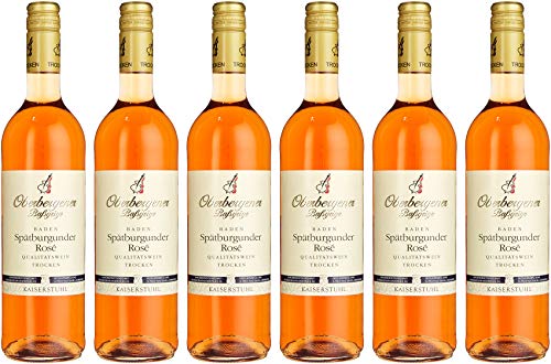 Winzergenossenschaft Rosé Trocken Oberbergener Baßgeige Spätburgunder Trocken (6 x 0.75 l) von Poiget