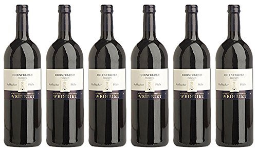 Winzergenossenschaft Weinbiet Mußbacher Dornfelder QbA WG Pfalz 1.0 L 2011/2012 trocken (6 x 1 L) von Winzergenossenschaft Weinbiet