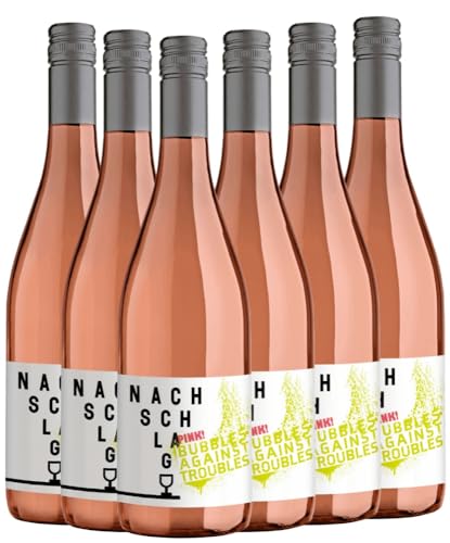 Nachschlag Bubbles against troubles Pink Winzerhof Stahl Perlwein 6 x 0,75l VINELLO - 6 x Weinpaket inkl. kostenlosem VINELLO.weinausgießer von Winzerhof Stahl