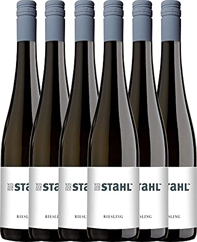 Riesling Winzerhof Stahl Weißwein 6 x 0,75l VINELLO - 6 x Weinpaket inkl. kostenlosem VINELLO.weinausgießer von Winzerhof Stahl