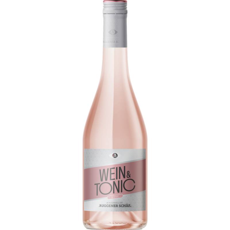 Wein & Tonic Rosé, Roséwein Cuvée mit spritzigem Tonic Water, Baden, Roséwein von Winzerkeller Auggener Schäf eG, Kleinfeldele 1, 79424 Auggen