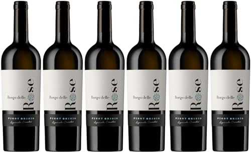 Borgo delle rose Pinot Grigio Venezia Giulia IGP Trocken (6 x 0.75 l) von WirWinzer