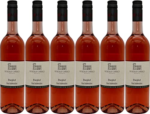 Burghof Oswald Burghof Rosé 2023 Halbtrocken (6 x 0.75 l) von WirWinzer