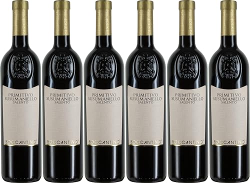 Cantina Boccantino Primitivo Susumaniello Salento IGP 2023 Halbtrocken (6 x 0.75 l) von WirWinzer