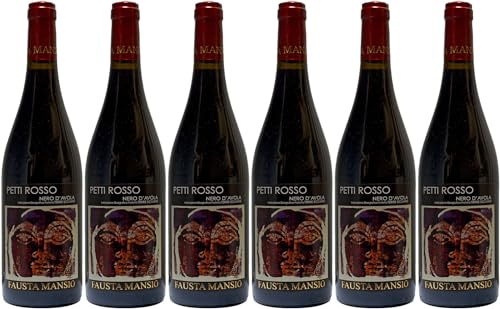 Cantina Fausta Mansio Petti Rosso Nero d`Avola Terre Siciliane IGP 2019 Trocken Bio (6 x 0.75 l) von WirWinzer